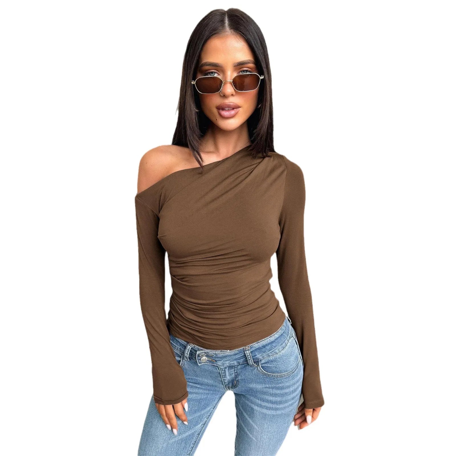 Women One Shoulder Top
