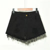 Tassel Broken Denim Shorts
